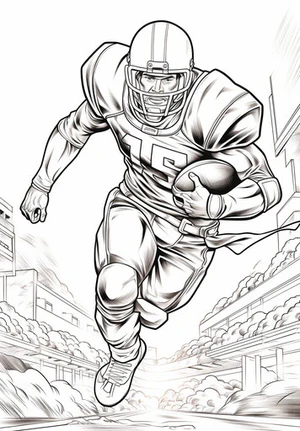 football coloring pages