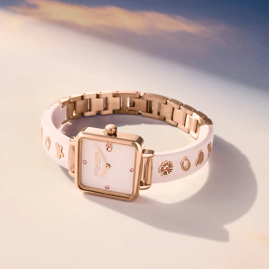 Shop Coach Gold Bracelet Watch