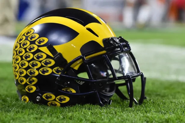 michigan football helmet