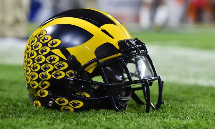 michigan football helmet